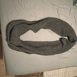 Dark Grey Knit Scarf
